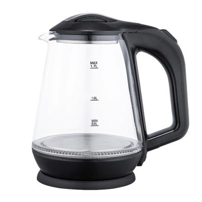 China 360 degree rotation base home appliance hot sale glass electric kettle for hotel for sale