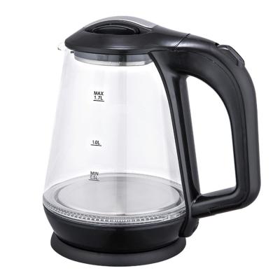 China 360 Degree Base Water Heater Automatic Glass Electric Kettle Easy Rotate Quality Quickly Clean Glass Kettle for sale