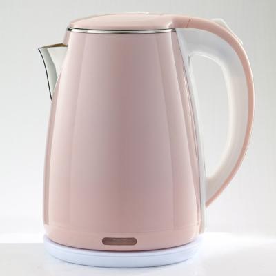 China Hotel Plastic 360 Degree Fashion Stainless Steel High Quality Low Rotation Electric Water Bottle Kettle for sale