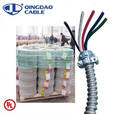 China ALuminum Armor metal clad copper electrical wire /thhn/thwn-2 conductor UL cable 600v power cable MC industrial cable for sale