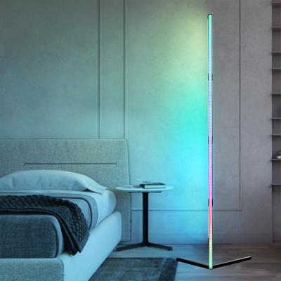 China Modern Dance Tripod Remote Control RGB Stand Led Corner Light Floor Lamp For Home Decor Living Room for sale