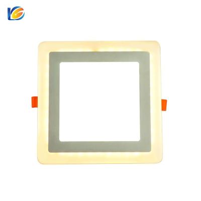 China High efficiency and vivid color rendering factory direct sale good quality adjustable square light two-tone recessed led spotlight for sale