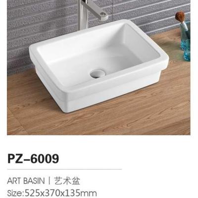 China PZ-6009 Modern Countertops Rectangular Hand Wash Bowl for sale