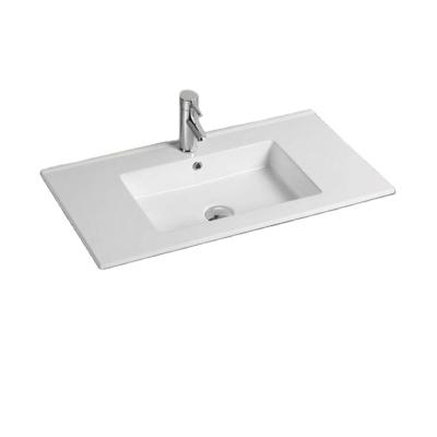 China Modern Countertop Support Ceramic Sanitary Ware Bathroom Sink K-100EA for sale