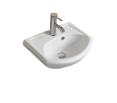 China Modern Small Cabinet Basin Ceramic Basin Mini Bathroom Basin 045 for sale