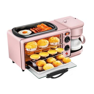 China Hotel New Arrival 3In1 Breakfast Maker With Non Stick Pan Electric Cooker Multifunctional Breakfast Machine for sale