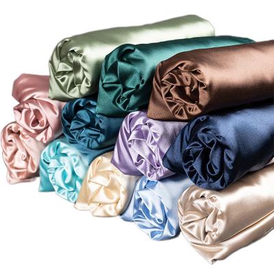 China Wholesale Breathable 100% Width Natural Mulberry Pure Silk Material 19mm 140cm Printed Silk Fabric For Garment for sale