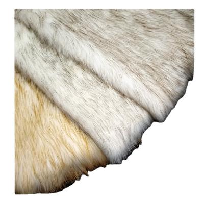 China High Quality Auto Upholstery Pile Faux Fox Fur Long For Collar Garment Apparel Carpet Decoration Materials Cosplay Cloth for sale