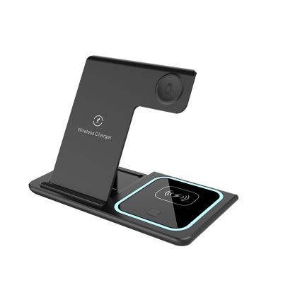 China Mobile phone 3 in 1 wireless charger 3 in 1 wireless charger wireless charger for iphone 15w phone charger charger for sale