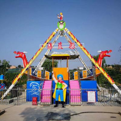 China FRP+steel outdoor kid's pirate ship amusement equipment 24 seat pirate ship outdoor playground for sale