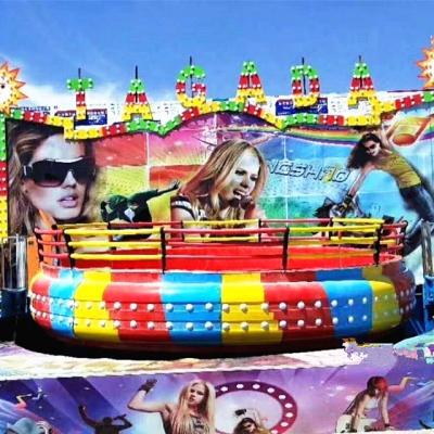 China Galvanized Steel+spring+pp Outdoor Children's Bouncy Crazy Disco Machine Kids Jumping Playground Equipment for sale