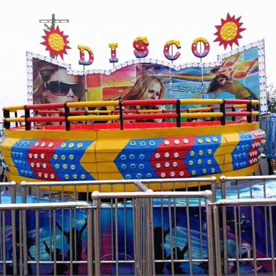 China FRP+steel Crazy Dance Game Fairground Manufacturer Exciting Amusements Park Equipment Disco Tagada Rides for sale