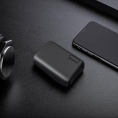 China Mini Charging 10000mAh Quick Fast Power Bank Small Portable High Capacity Support Charging Palladium QC3.0 For Promotion for sale