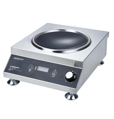 China Rapid Heating Hot sale 3500W concave stainless steel hot pot induction cooker for hot pot restaurant for sale