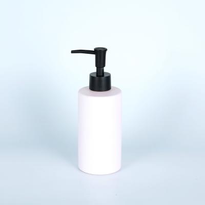 China High Quality 340ml Empty Pink Personal Care Hand Wash Liquid Soap Bottle With Plastic Pump for sale