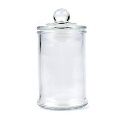 China Factory Wholesale Environmental Friendly Kitchen Storage Jar 300ml Clear Glass Seal Jars for sale