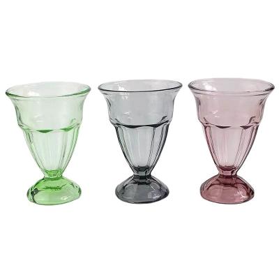 China New Hot Sale Color Borosilicate Glass Tea Cups Environmental Friendly Glass Cups Manufacturers for sale