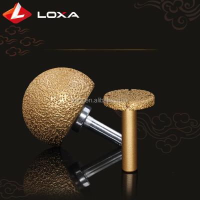 China High Quality Stone Vacuum Welded Diamond Grinding Tools For Hard Stone Cobblestone for sale