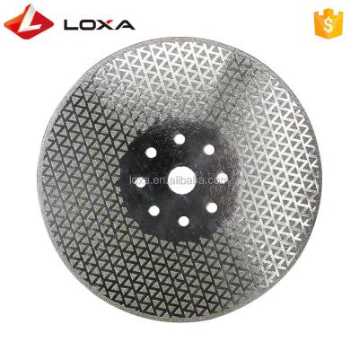 China Linfespan Long Double Face Star Dotted Diamond Saw Blade Plated With M14 Thread for sale