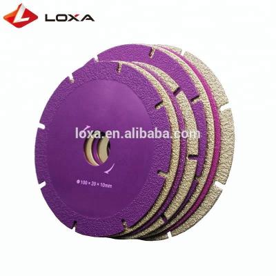 China Stone Longest Life and Fast Speed ​​Vacuum Welded Circular Diamond Saw Blades for sale