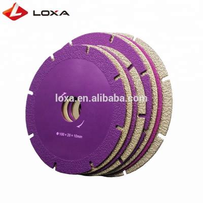 China Cutting Effect Diamond Brazed Saw Blade Cutting Tools , Saw Blade For Marble Stone for sale