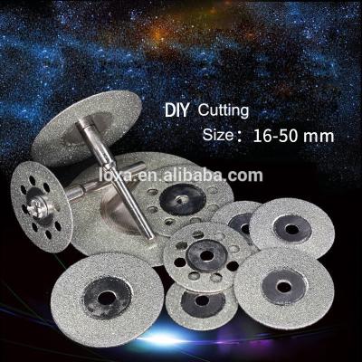 China Gemstones and etc. 10pcs 20mm Diamond Saw Cutting Cut Off Disc Wheel The Blades Gemstone Glass Set for sale