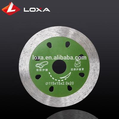 China Cutting Effect 114mm Diamond Saw Blade For Porcelain Super Thin Tile Cutting Blades for sale