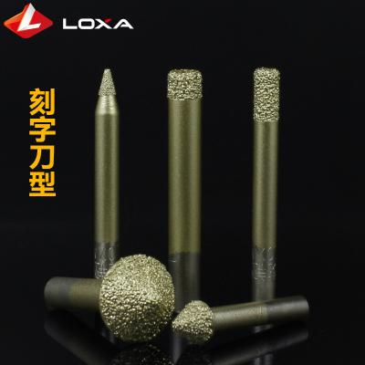 China CNC Milling Machining Carving Marble CNC Diamond Engraving Tools For Stone Diamond Engraving Bits For Stone Granite Stone for sale