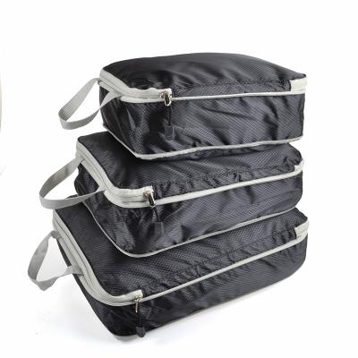 China Normcore/factory direct wholesale waterproof compression travel storage foldable bag nylon portable minimalist three-piece set for sale