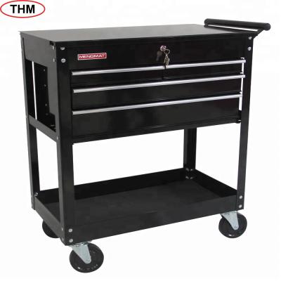 China Stainless Steel Tool Cart Storage Trolley Tool Cart With Drawers Stainless Steel Tool Cart for sale