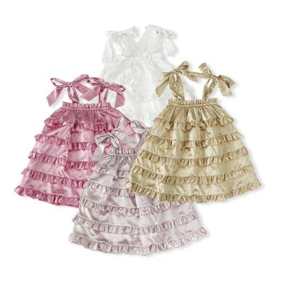 China Cute Newborn Princess Baby Breathable Dress Dresses For Baby Birthday Toddler Infant Dress Up Dress for sale