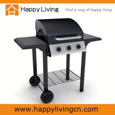 China Adjustable Height 3 Burner s/s LPG Natural Gas Main Barbecue Grill G3633 for sale