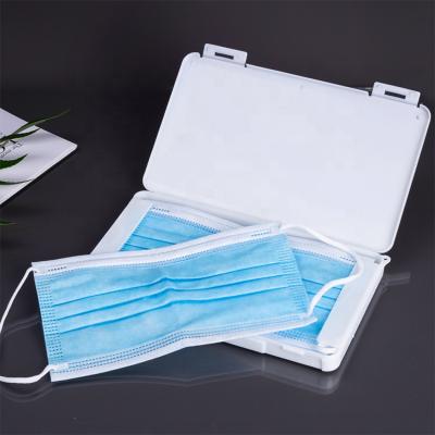 China Free Sample Recyclable Factory Wholesale Waterproof Thickened Portable Storage Mask Storage Case for sale