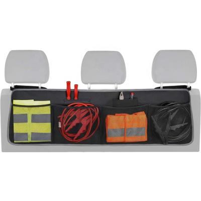 China Dresser ; New Universal Fashion Large Capacity Backseat Car Mesh Organizer For Auto SUV Vehicle Van for sale