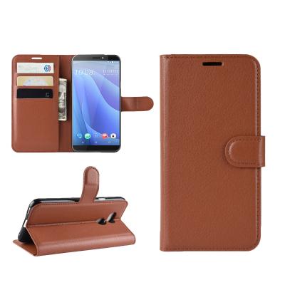 China Mobile Phone Case For HTC Desire 12S Wallet Case Leather PU Flip Cover for sale