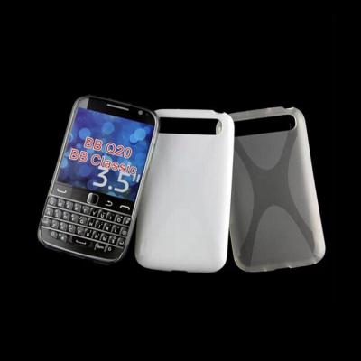 China Eco - Friendly X Line Soft TPU Gel Cover Case For BlackBerry Classic Q20 for sale