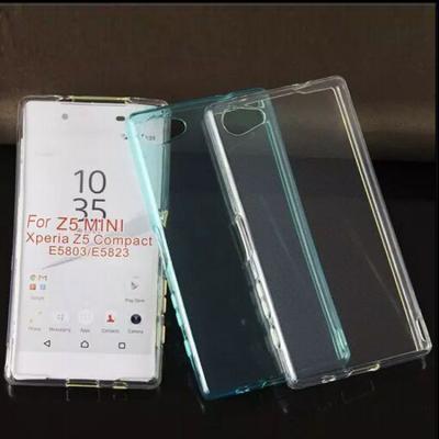 China Eco-friendly Transparent Soft Gel TPU Case For Sony Xperia Z5 Contract Cover For Sony Xperia Z5 mini E5803 E5823 for sale