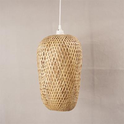 China Asian Nordic Style Dining Room Brown LED Paper Rope Chandelier Minimalist Home Decorative Lighting Black White Shade for sale