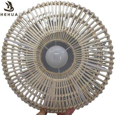 China Wholesale Custom Straw Chandelier Lampshade Lantern Personality Braided Bamboo Rattan Modern Factory Lighting Accessories for sale