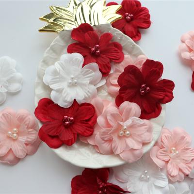 China 3D Three-Layer Lace Flower Three-Dimensional Beaded Clothing Accessories Accessories for sale