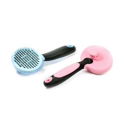 China High Quality Sticker Stocked Cat Grooming Dog Brush Self Cleaning Pet Brush Professional Supply for sale