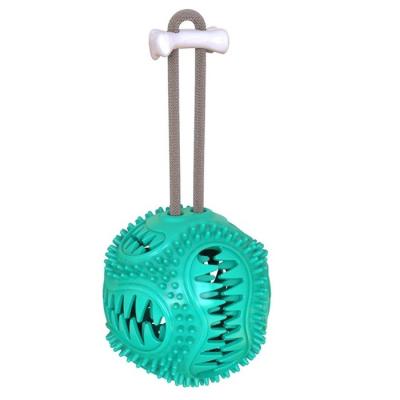 China High Quality Natural Safe Non-Toxic Chew Stocked Dog Food Toy Ball Dog Chew Toys From Factory Wholesale Price for sale