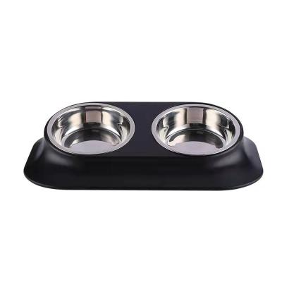 China Factory Supply Sustainable Stainless Steel Dog Pet Food Environmental Healthy Feeding Bowl for sale