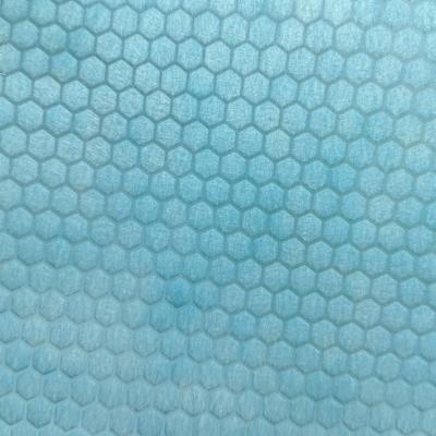 China PP Nonwoven Hexagonal Pattern Blue Anti-aging Anti-UV Nonwoven Fabric for sale