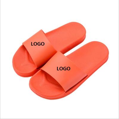 China Fashion Trend 2021 Logo Customizable Text Printing Creative Pattern Custom Slippers for sale