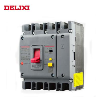 China home safe mccb 4p use 80A 100A motor protection low voltage electric DC mold molded case circuit breaker price S: 35KA F: 50KA N: 70KA H: 85KA R: 100KA for sale