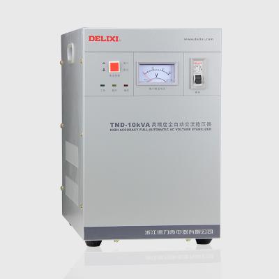 China Cabinet Type Reliable SVC DELIXI Modern Design 10kVA Automatic Voltage Stabilizer for sale