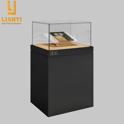 China Removable and environmental friendly custom design jewelry exhibit pedestal display case OEM/ODM or CN Custom museum design project factory direct sale; GUA LY0510 LY for sale