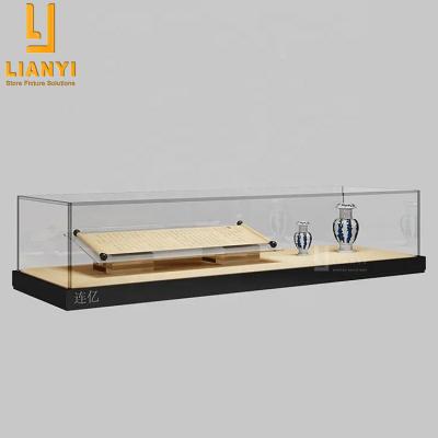 China Customized Removable And Environmentally Friendly Wall Museum Box Shows Table Top Jewelry Display Showcase Case OEM/ODM Or Museum Design Project Factory Direct Sale for sale