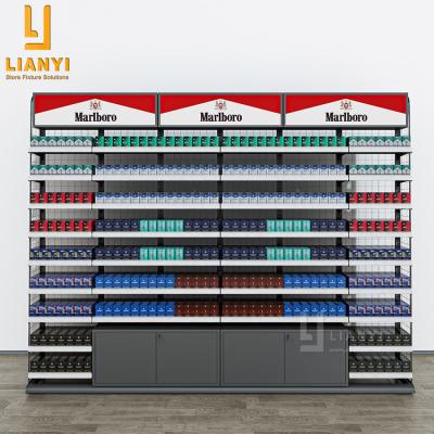 China Morden China factory direct tobacco rack cigarettes display racks with base cabinets for sale